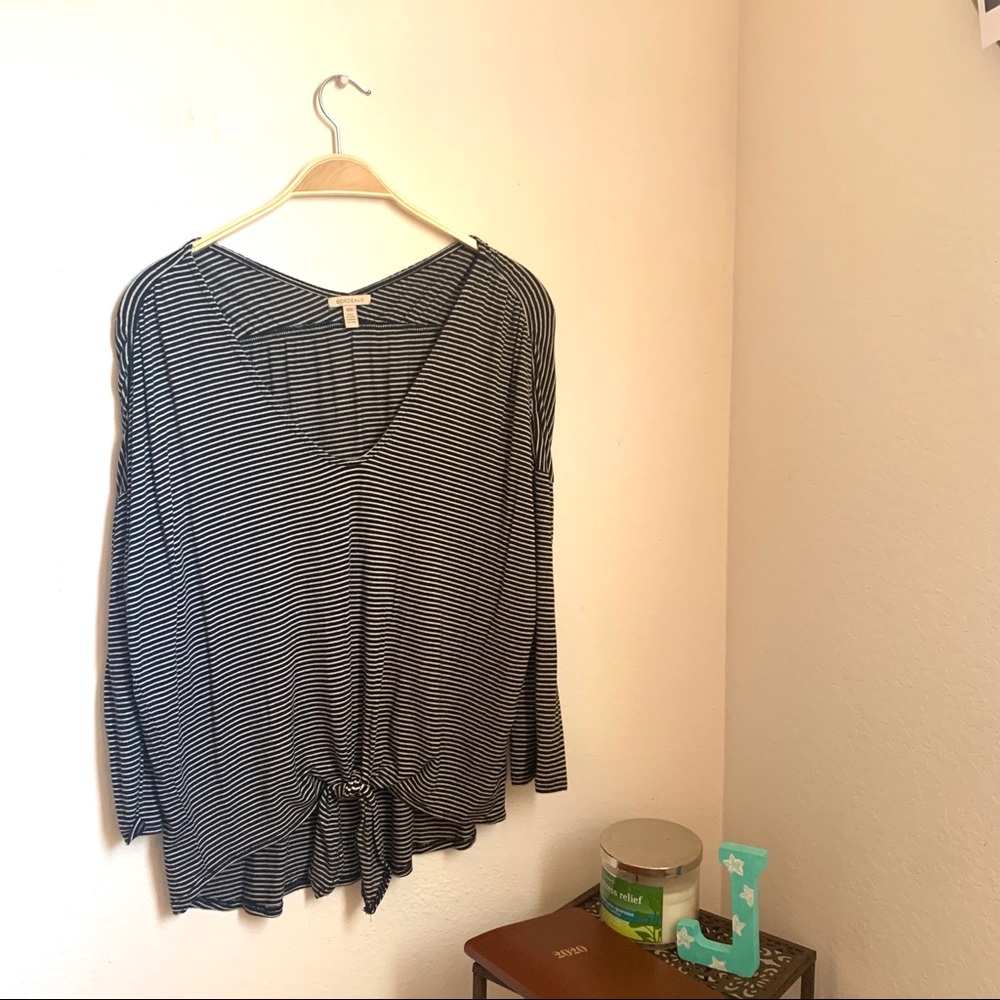 Anthropologie striped blouse